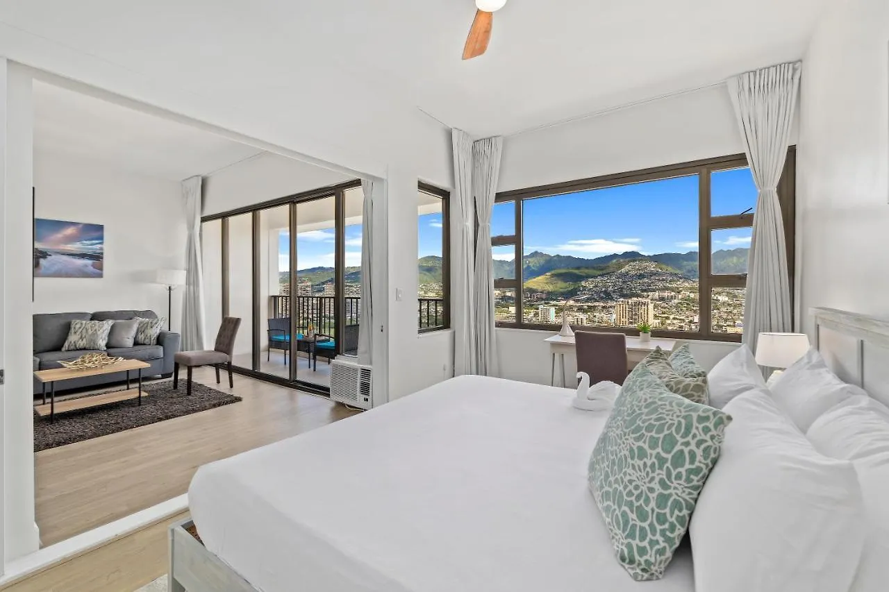 Fully Renovated 1Br With King Bed, Great Mountain Views, And Free Parking! Daire Honolulu 0*,  ABD